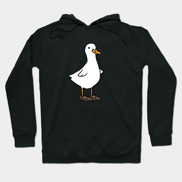 Duck with Shoes Hoodie by KatiaMart